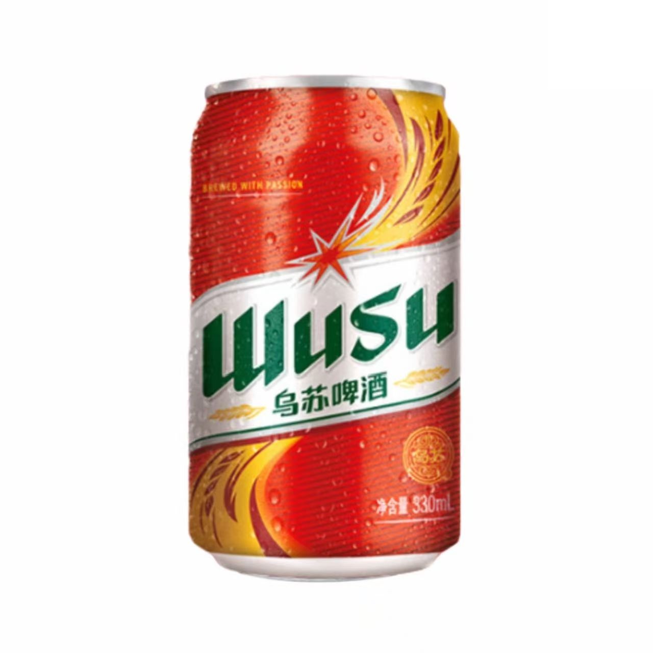乌苏 红乌苏美式淡拉格啤酒 11.0°P 330ml
