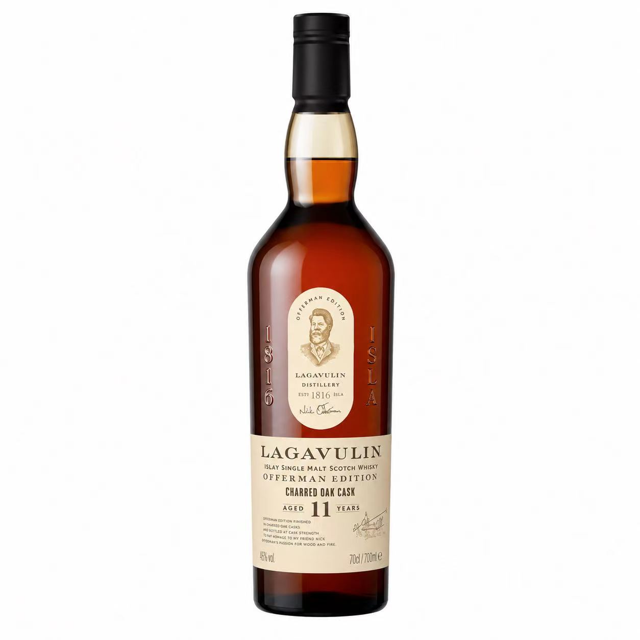 乐加维林 11年奥弗曼特别版艾莱岛单一麦芽威士忌 12%vol 700ml