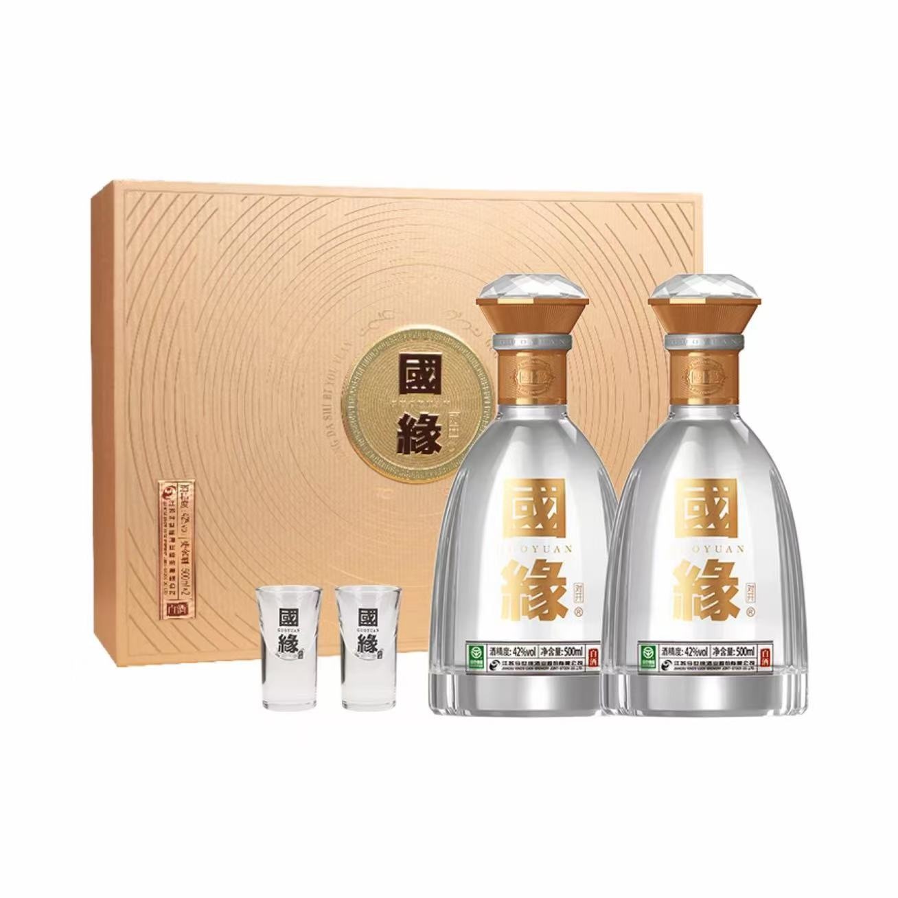 今世缘 国缘对开礼盒 42%Vol 500ml