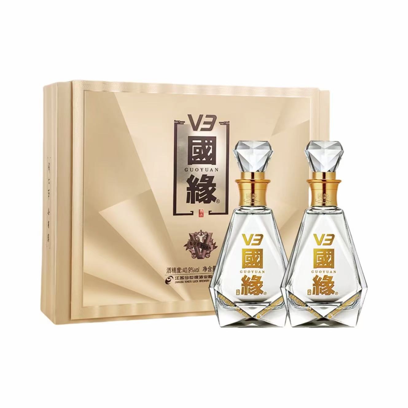 今世缘 国缘V3礼盒 40.9%Vol 500ml