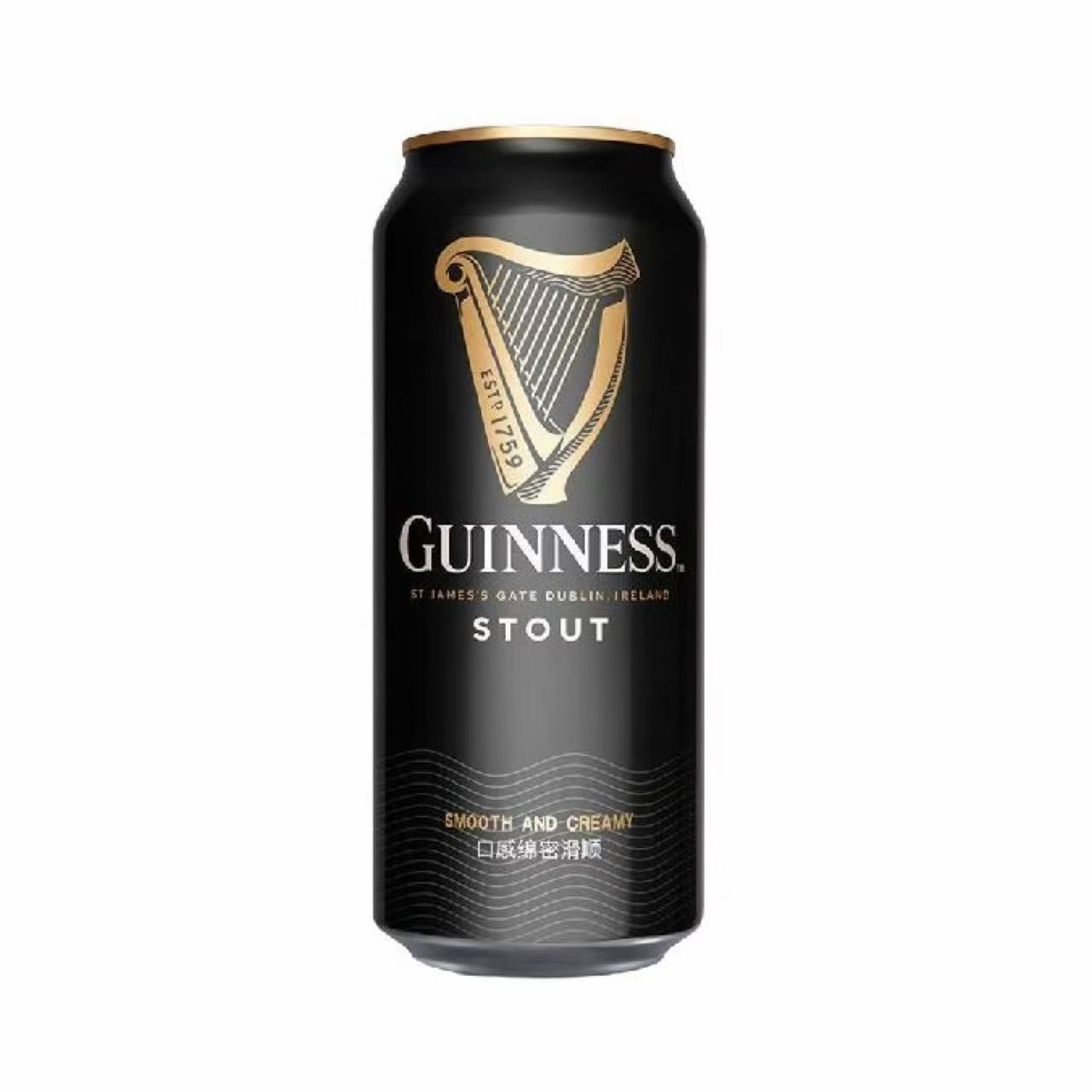 健力士 爱尔兰世涛黑啤 9.9°P 440ml
