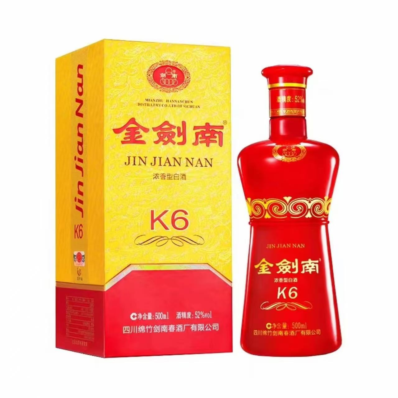 剑南春 金剑南K6 52%Vol 500ml