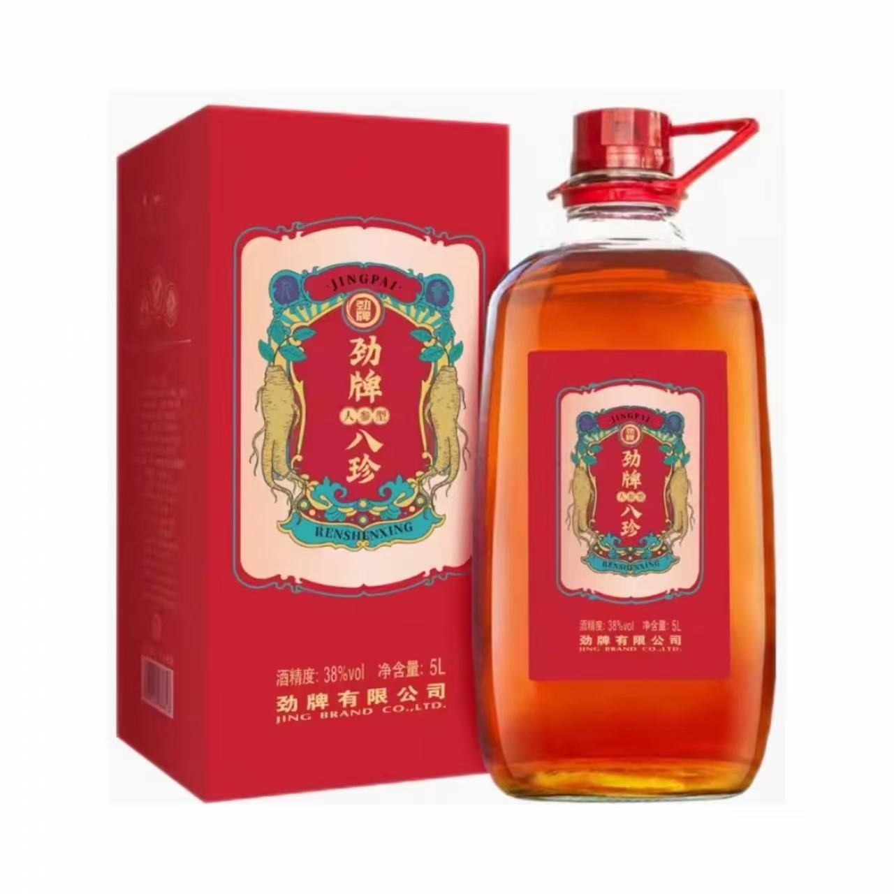 劲牌 八珍 人参型 38%Vol 5L