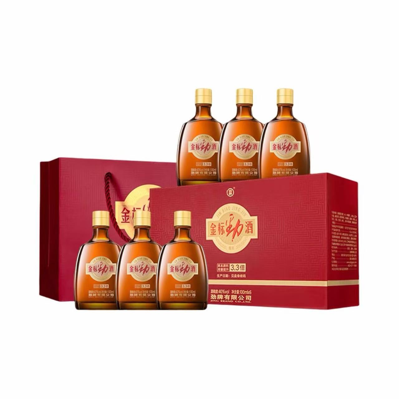 劲牌 金标劲酒礼盒 40%Vol 100ml