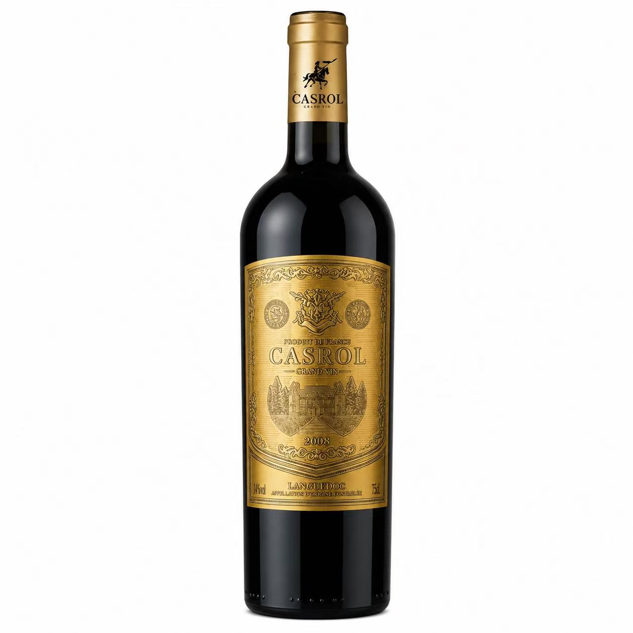 卡露传奇 朗格多克AOC歌海娜干红葡萄酒 14%vol 750ml 750ml*2