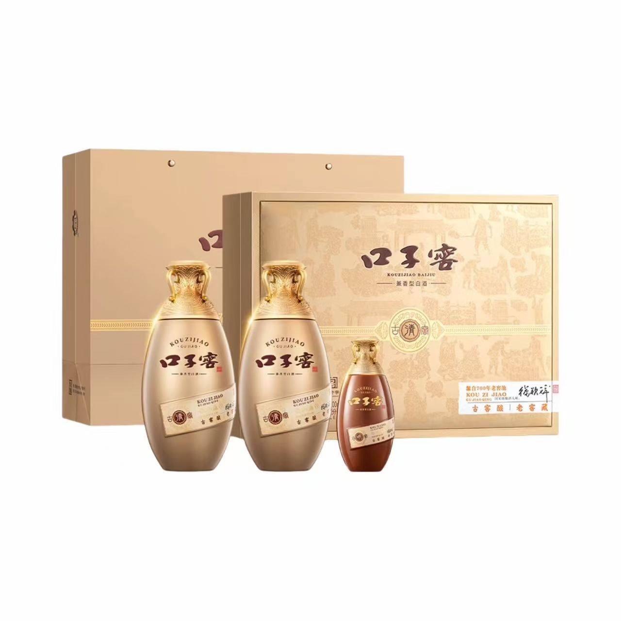 口子窖 古窖清礼盒 50%Vol 500ml