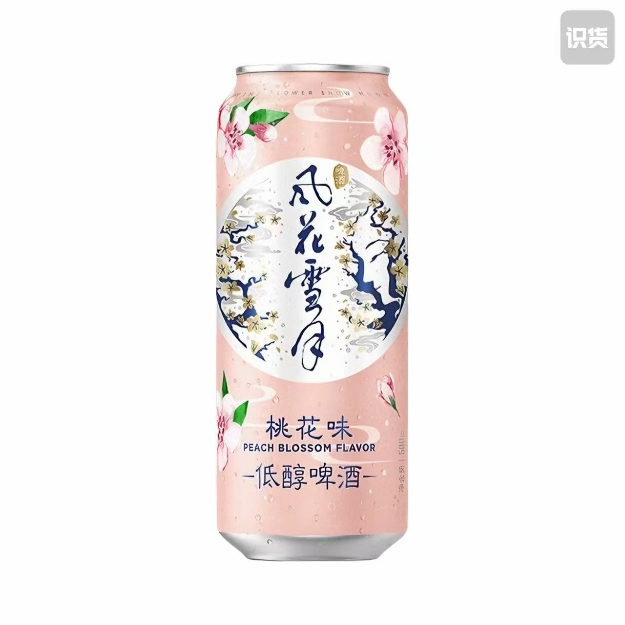 嘉士伯 风花雪月低醇桃花味啤酒 8.6°P 500ml