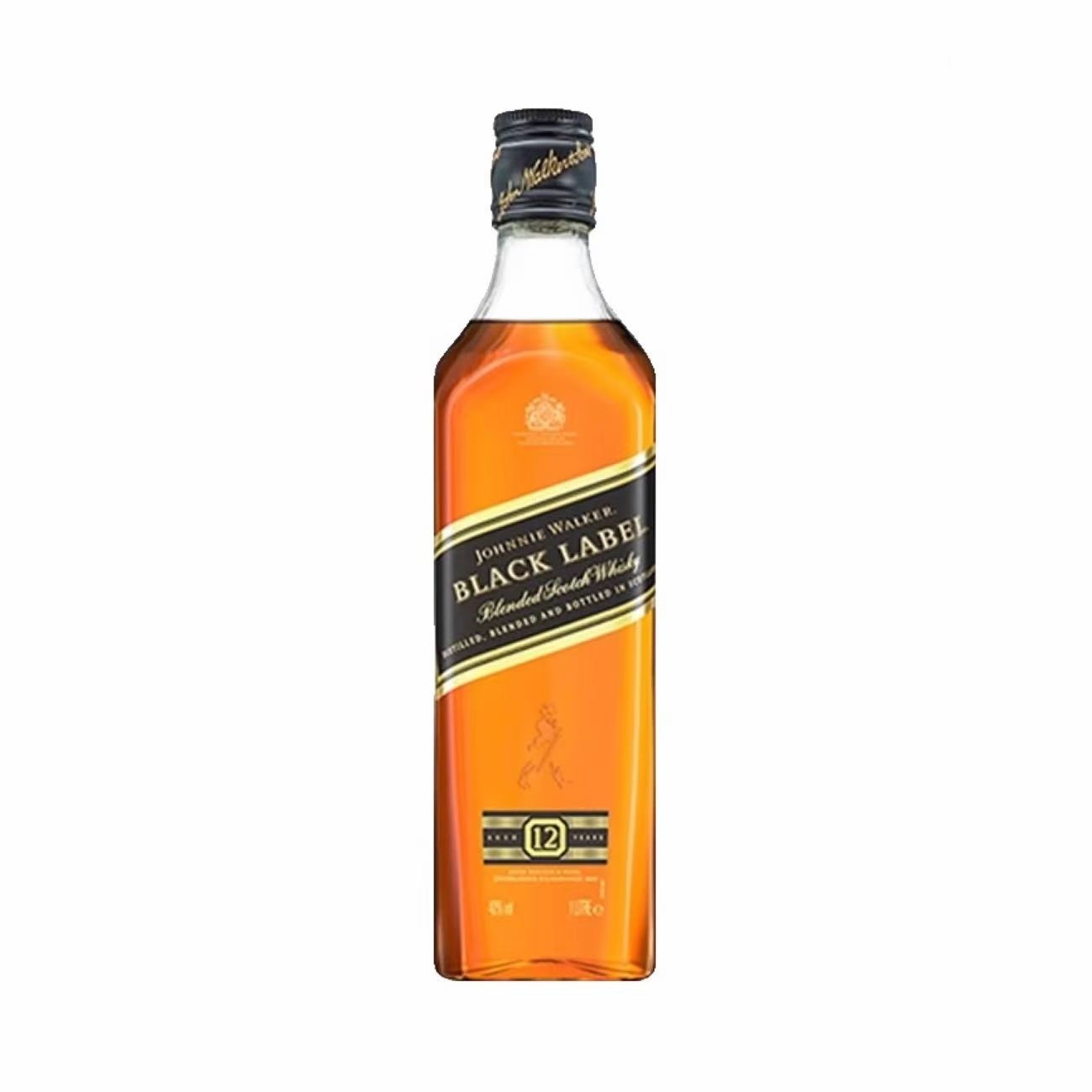 尊尼获加 黑牌 黑方调和型威士忌 40%vol 700ml