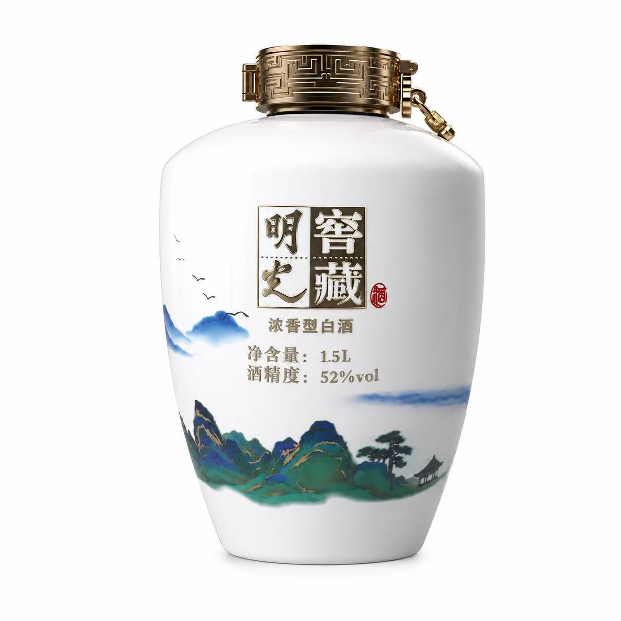 明光 窖藏大坛 52%Vol 1.5L 1.5L*2