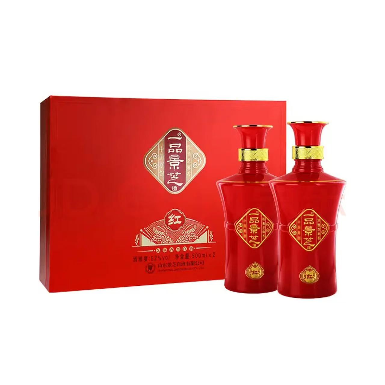景芝 一品景芝 景芝红礼盒 52%Vol 500ml