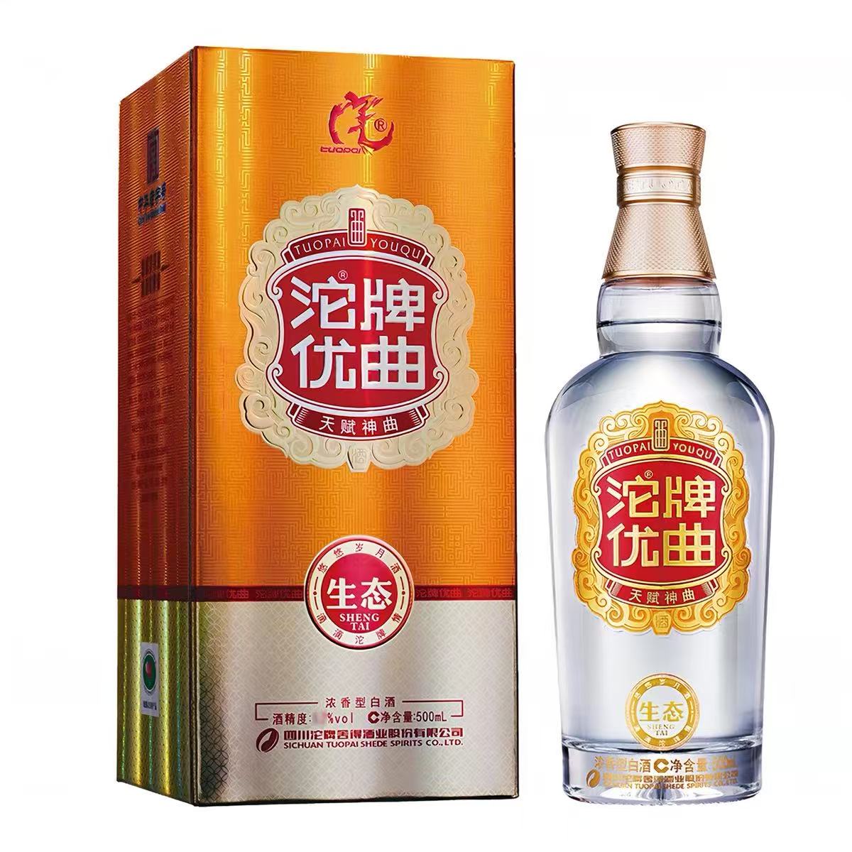 沱牌 生态优曲 38%Vol 500ml
