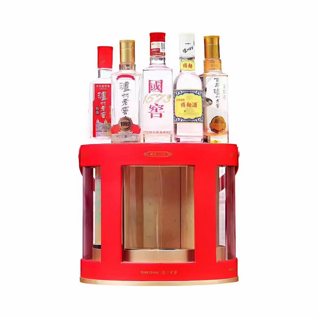 泸州老窖 中国国家队庆功酒礼盒 500ml 100ml*5礼盒*2
