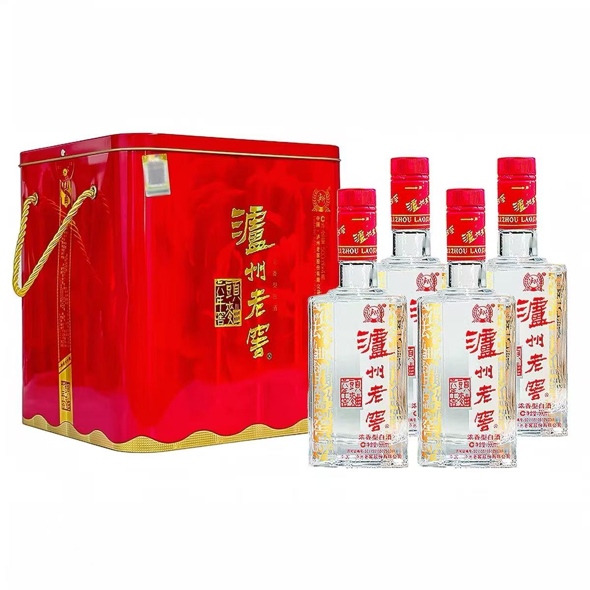 泸州老窖 六年窖头曲 铁盒 52%Vol 500ml