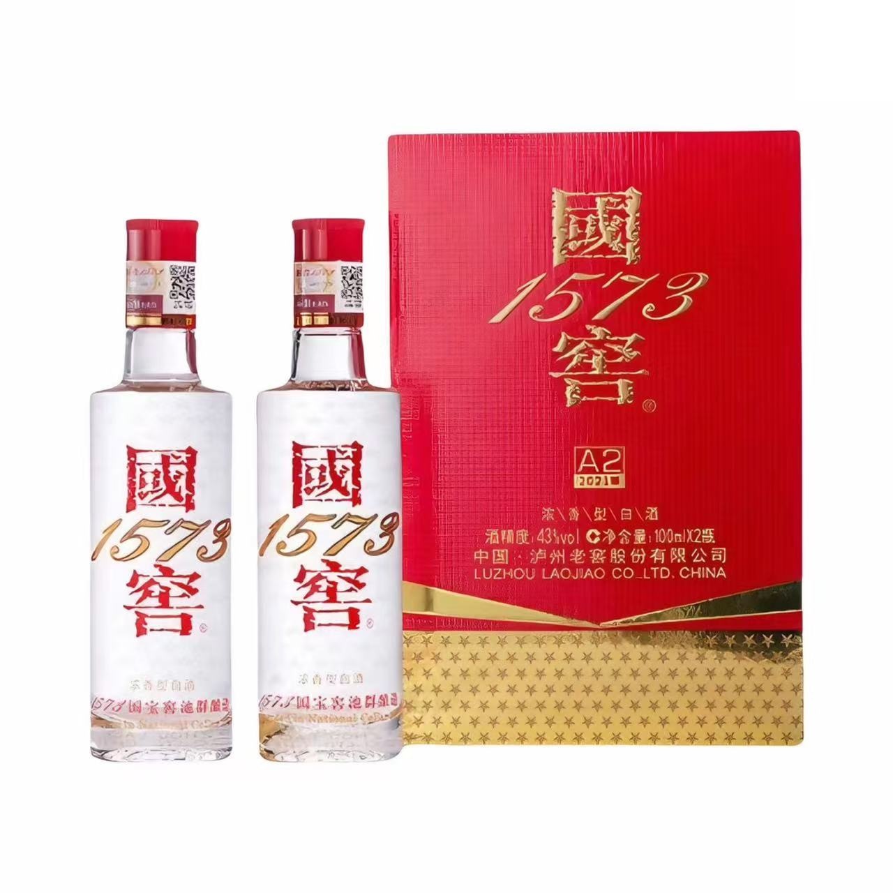 泸州老窖 国窖1573 A2小酒版 38%Vol 100ml
