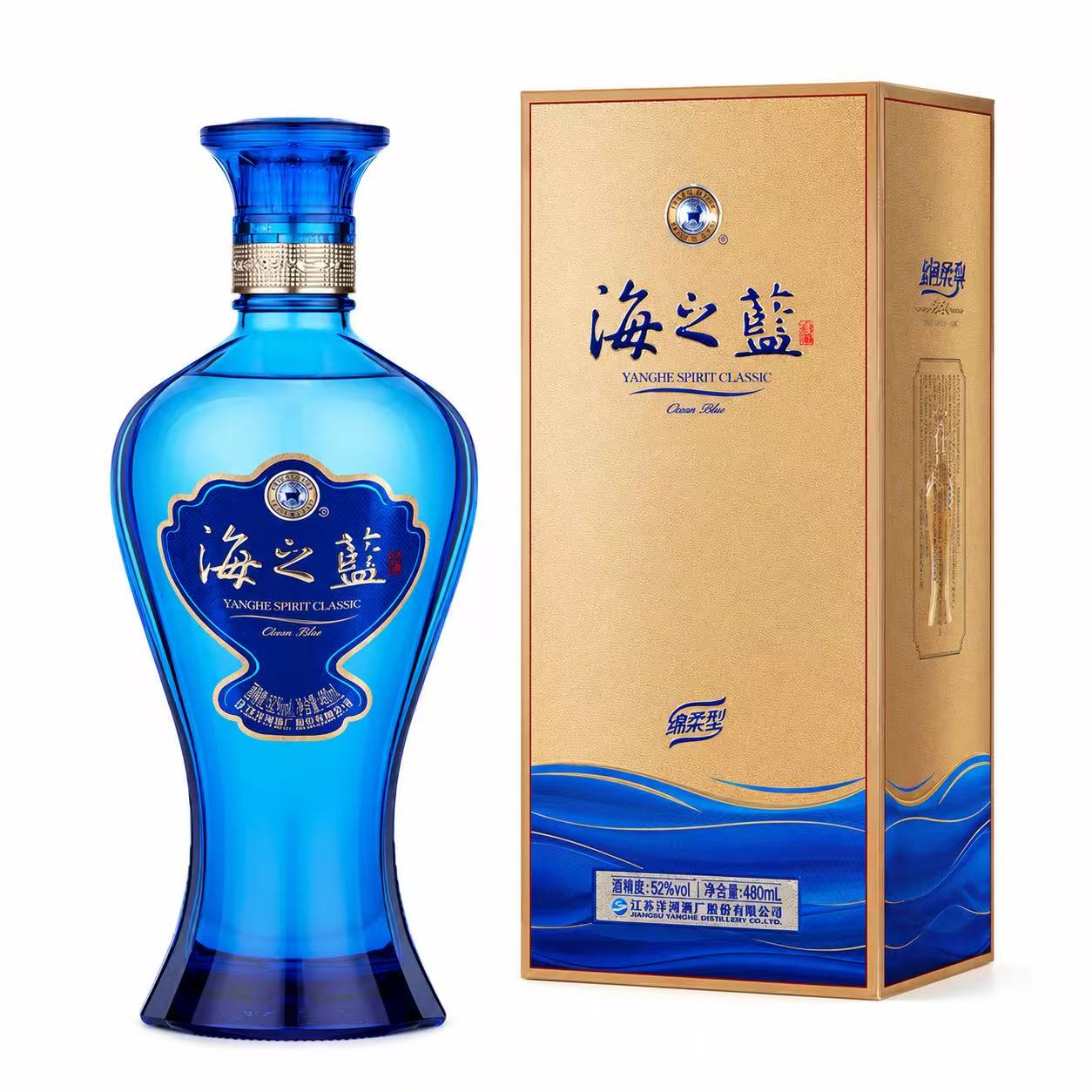 洋河 蓝色经典 海之蓝 52%Vol 480ml