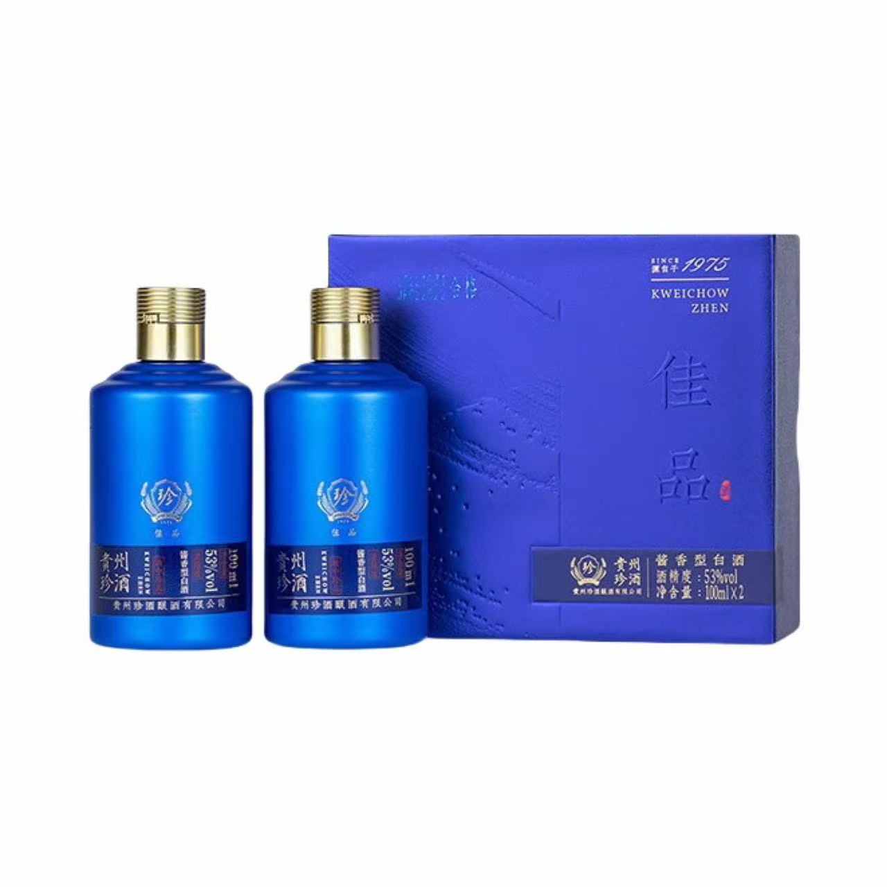 珍酒 佳品系列礼盒 53%Vol 100ml 100ml*2