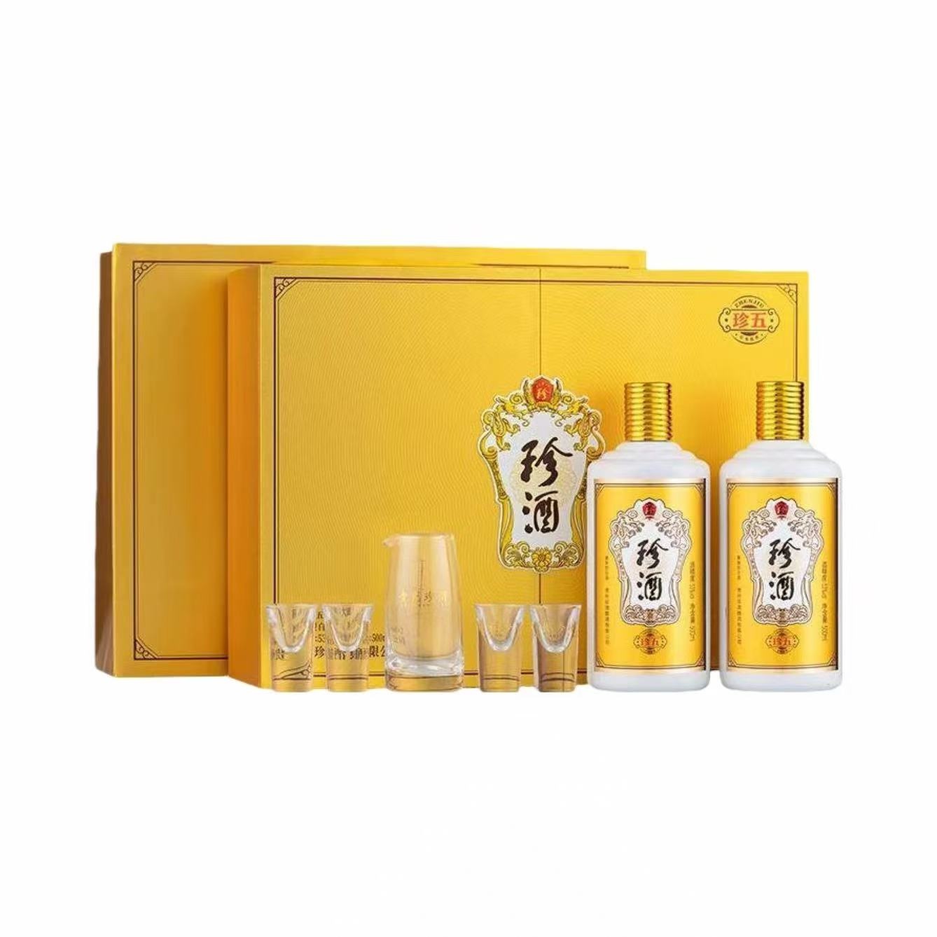 珍酒 珍五礼盒 53%Vol 500ml 500ml*2