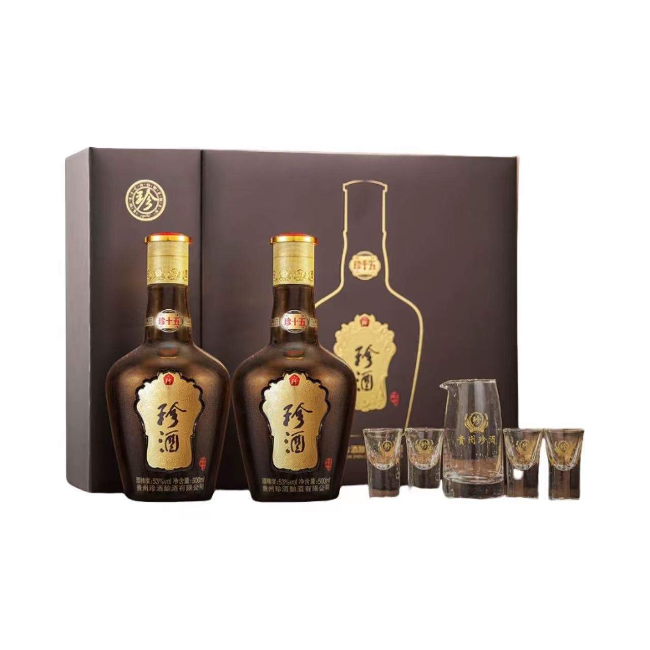 珍酒 珍十五 珍藏版礼盒 53%Vol 500ml