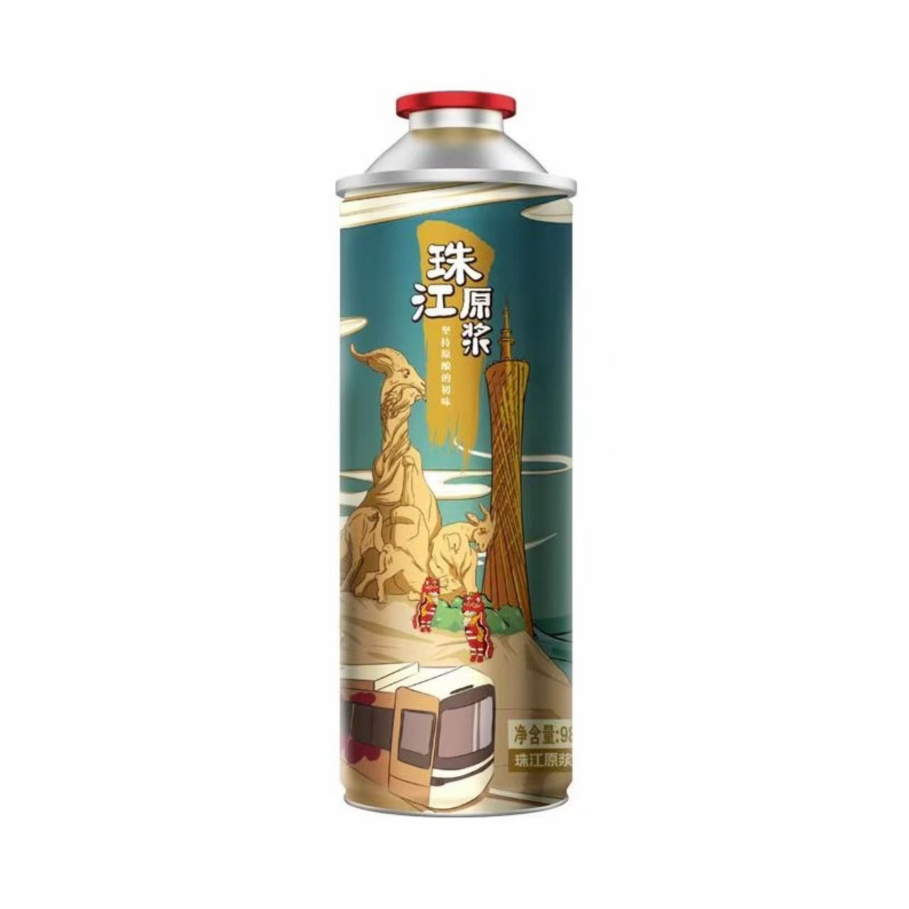 珠江 原浆精酿啤酒 11.0°P 980mI 980ml*6