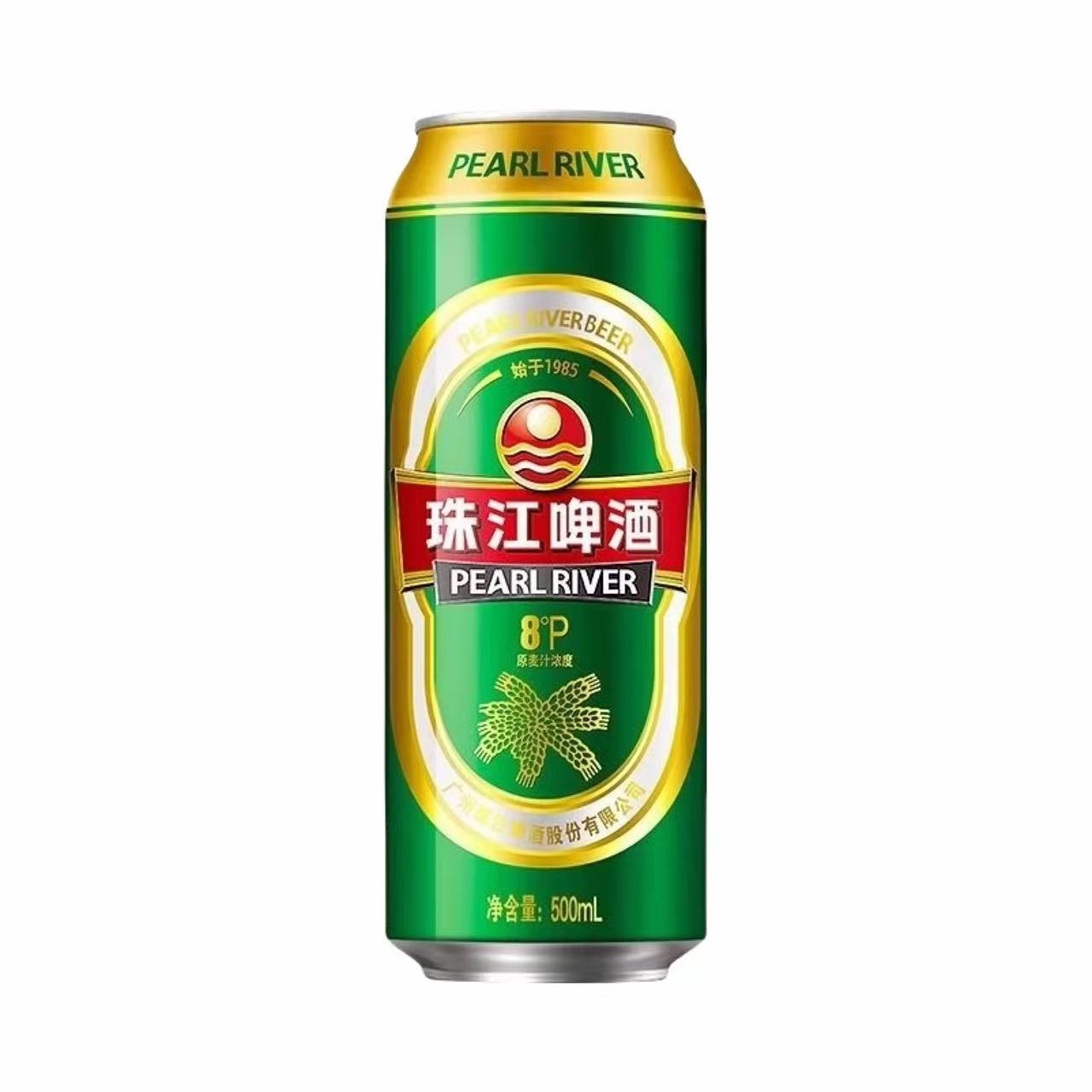 珠江 清爽啤酒 8°P 500ml