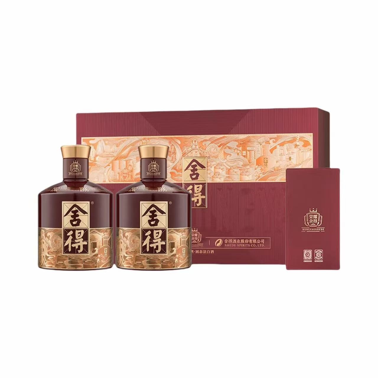 舍得酒 荣耀舍得礼盒 52%Vol 518ml 518ml*2礼盒