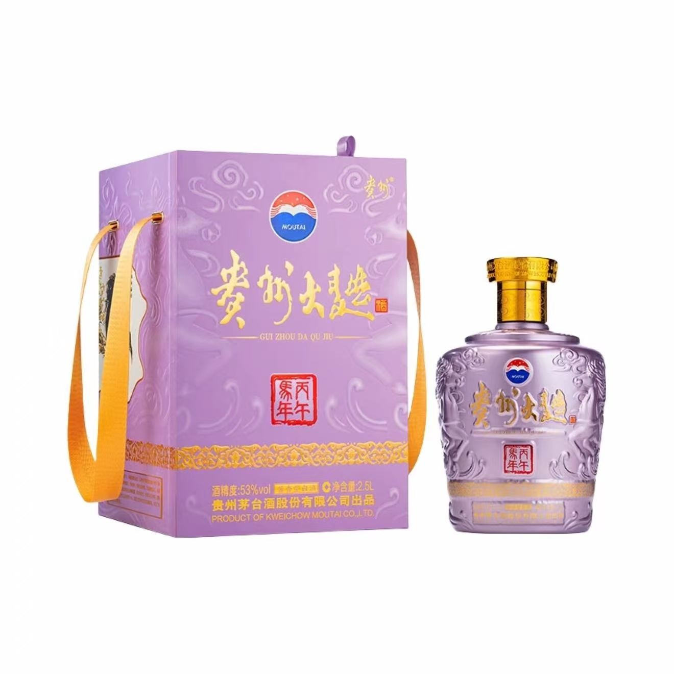 茅台 贵州大曲 丙午马年 53%Vol 2.5L