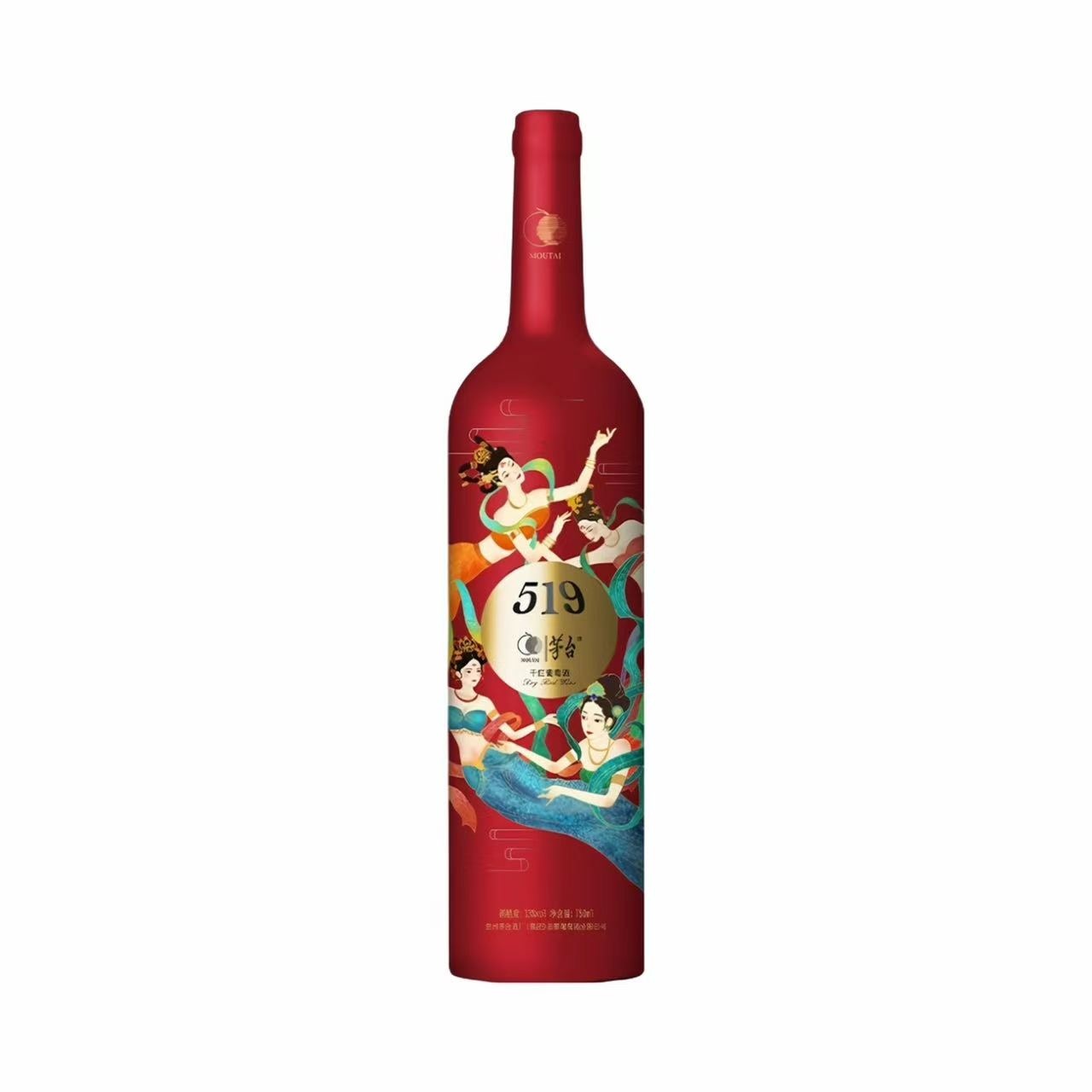 茅台 519红标赤霞珠美乐干红葡萄酒 13%vol 750ml
