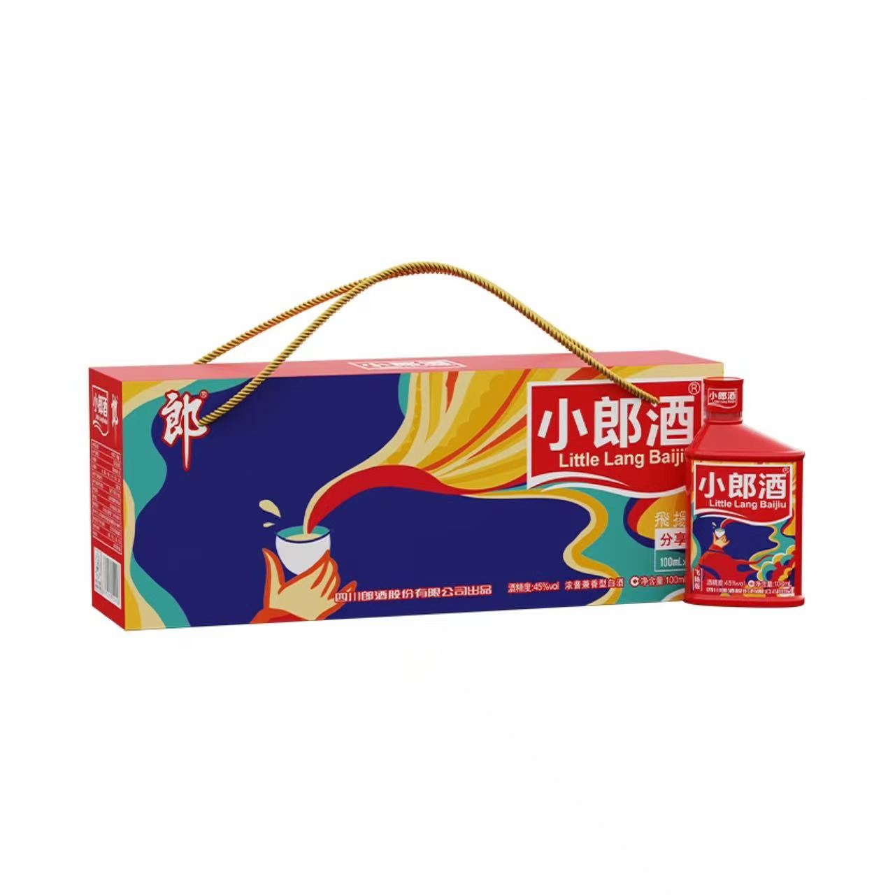 郎酒 小郎酒 飞扬版礼盒 45%Vol 100ml 100ml*6礼盒