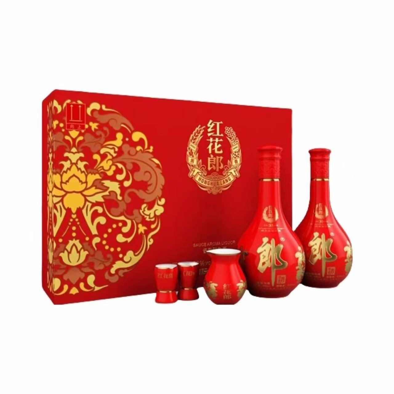 郎酒 红花郎10礼盒 53%Vol 500ml