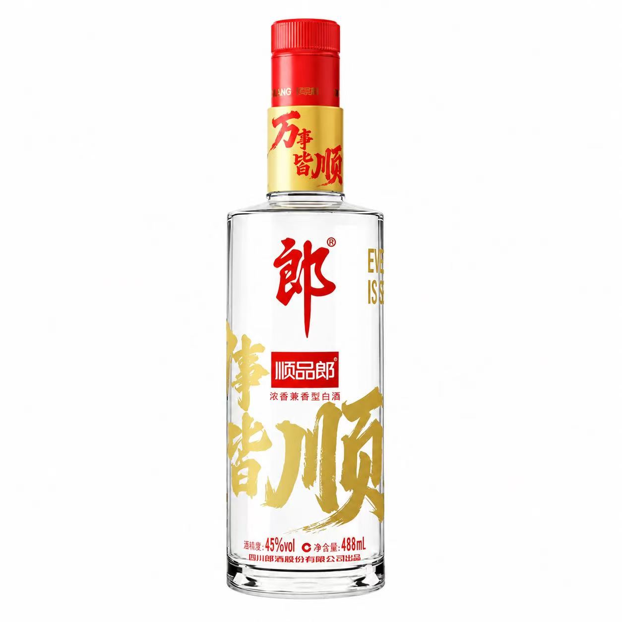 郎酒 顺品郎 红顺 45%Vol 488ml 488ml*6
