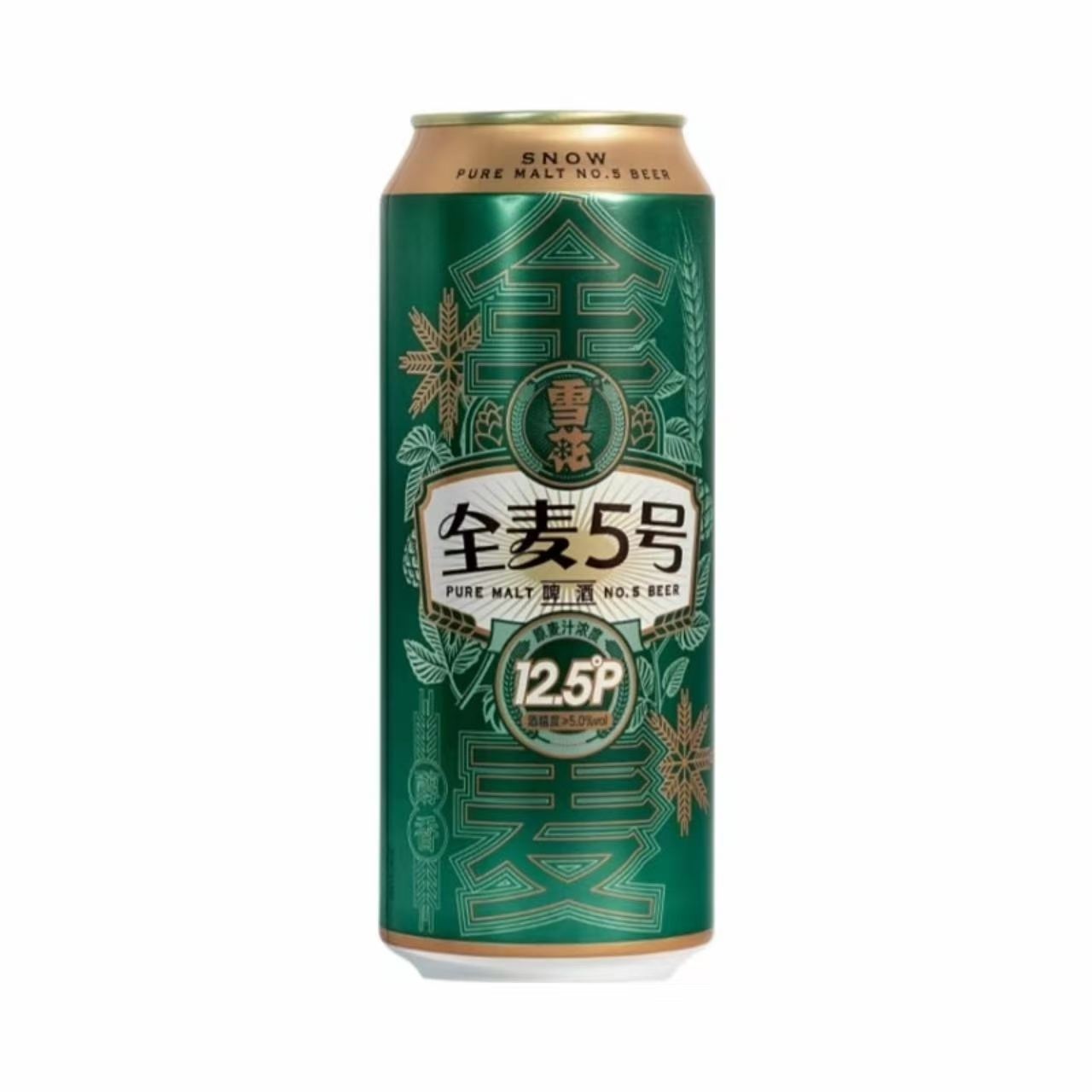 雪花 全麦5号啤酒 12.5°P 500ml 500ml*42