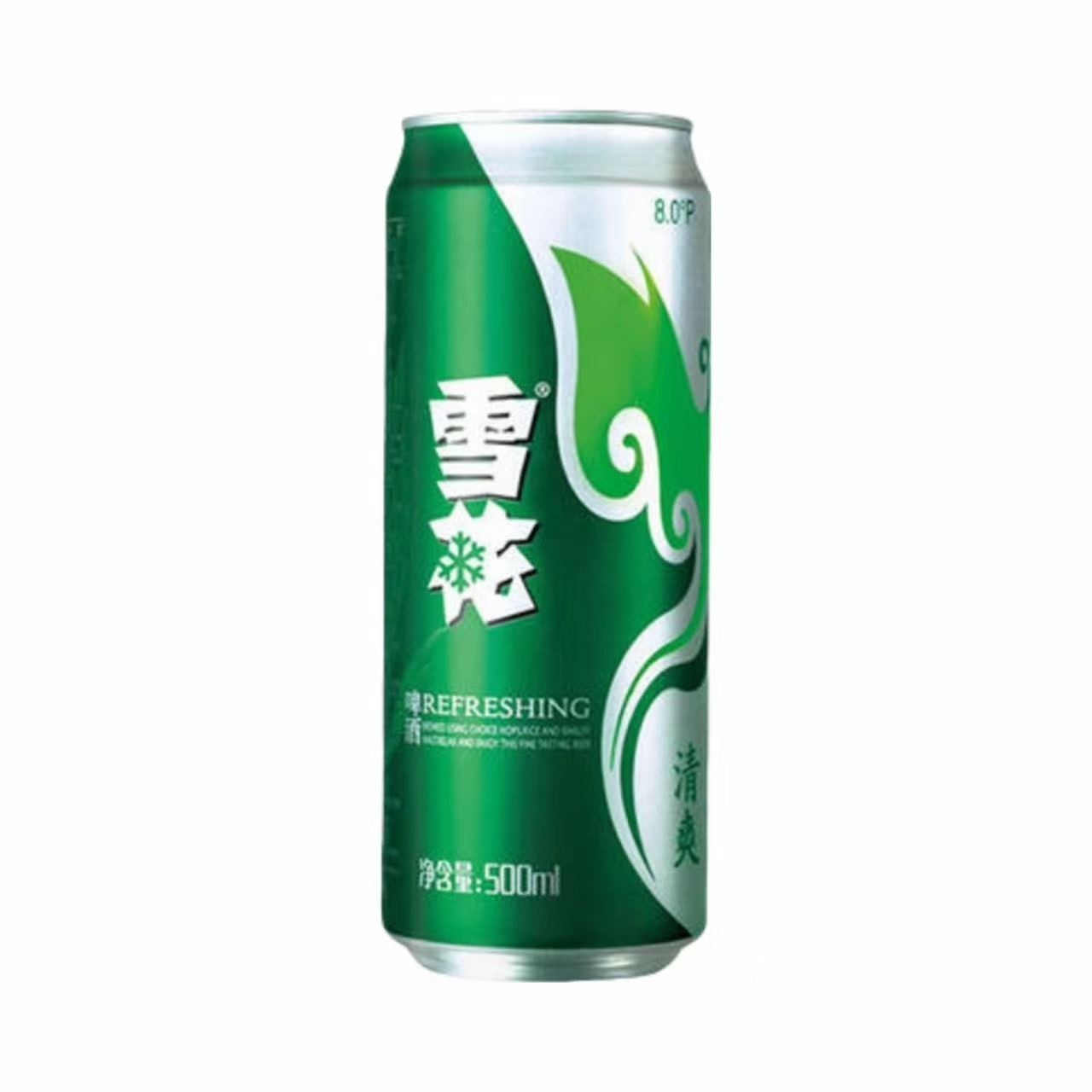 雪花 清爽啤酒 8.0°P 500ml 500ml*24