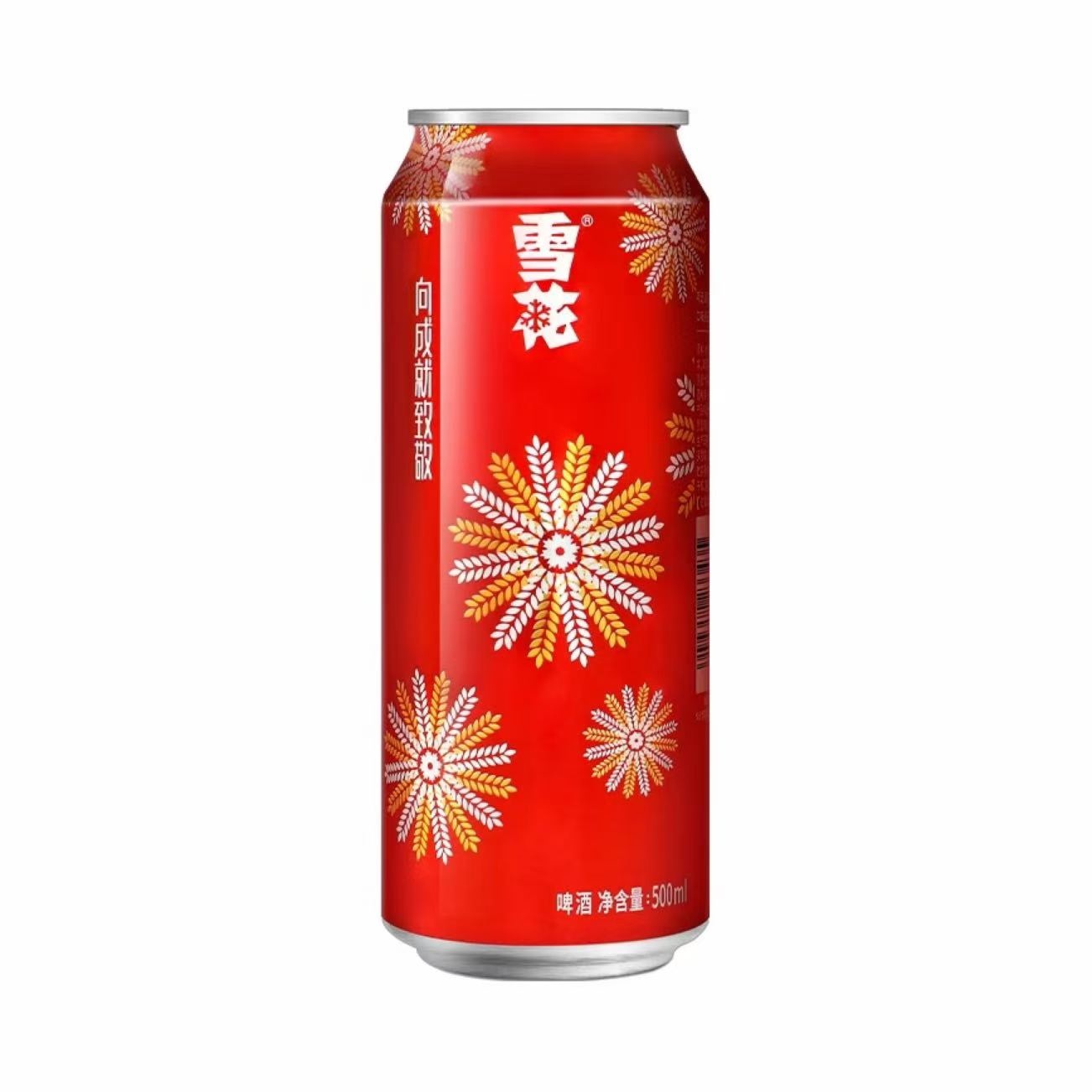 雪花 经典红罐啤酒 8.0°P 500ml