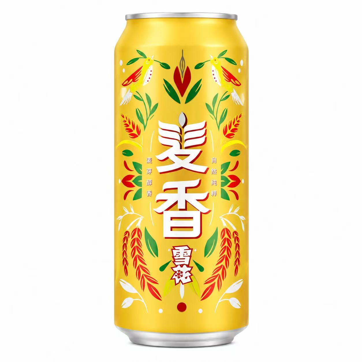 雪花 麦香啤酒 8.0°P 500ml