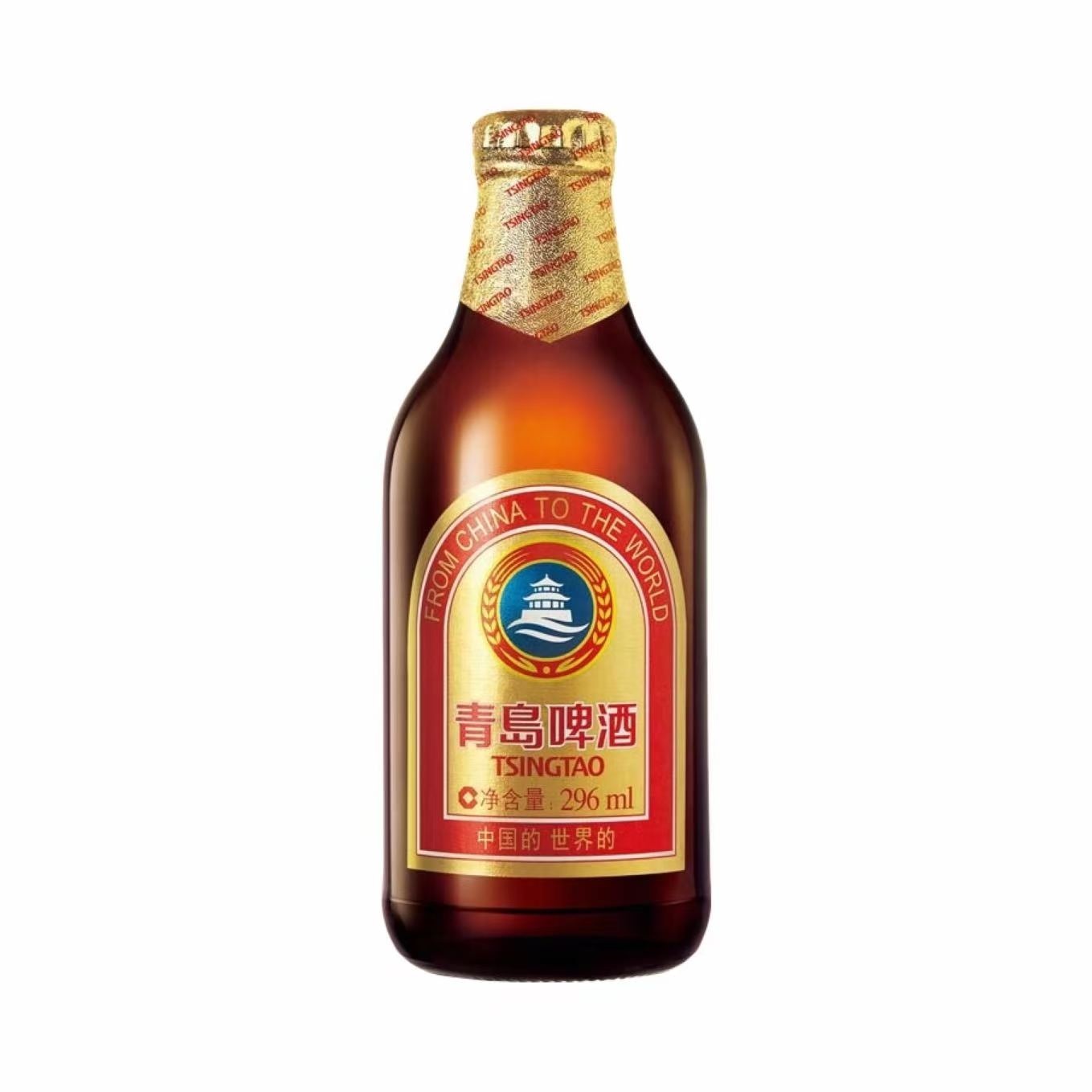 青岛 小棕金小麦啤酒 11.0°P 296ml