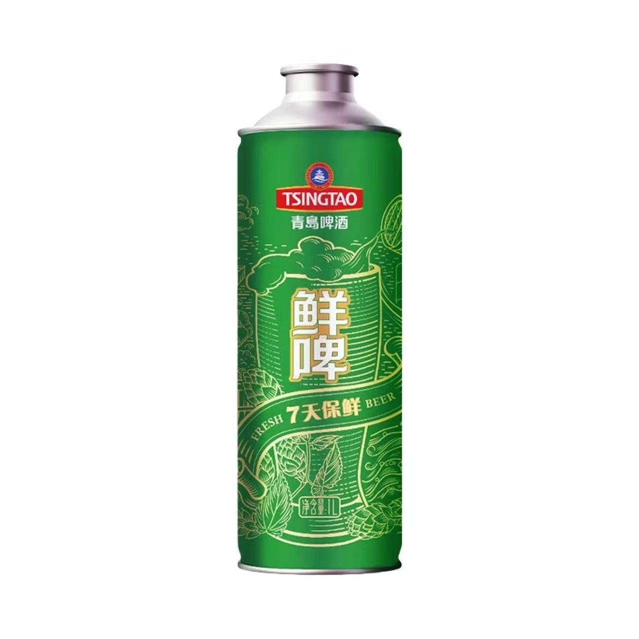 青岛 皮尔森鲜啤酒 10°P 1L