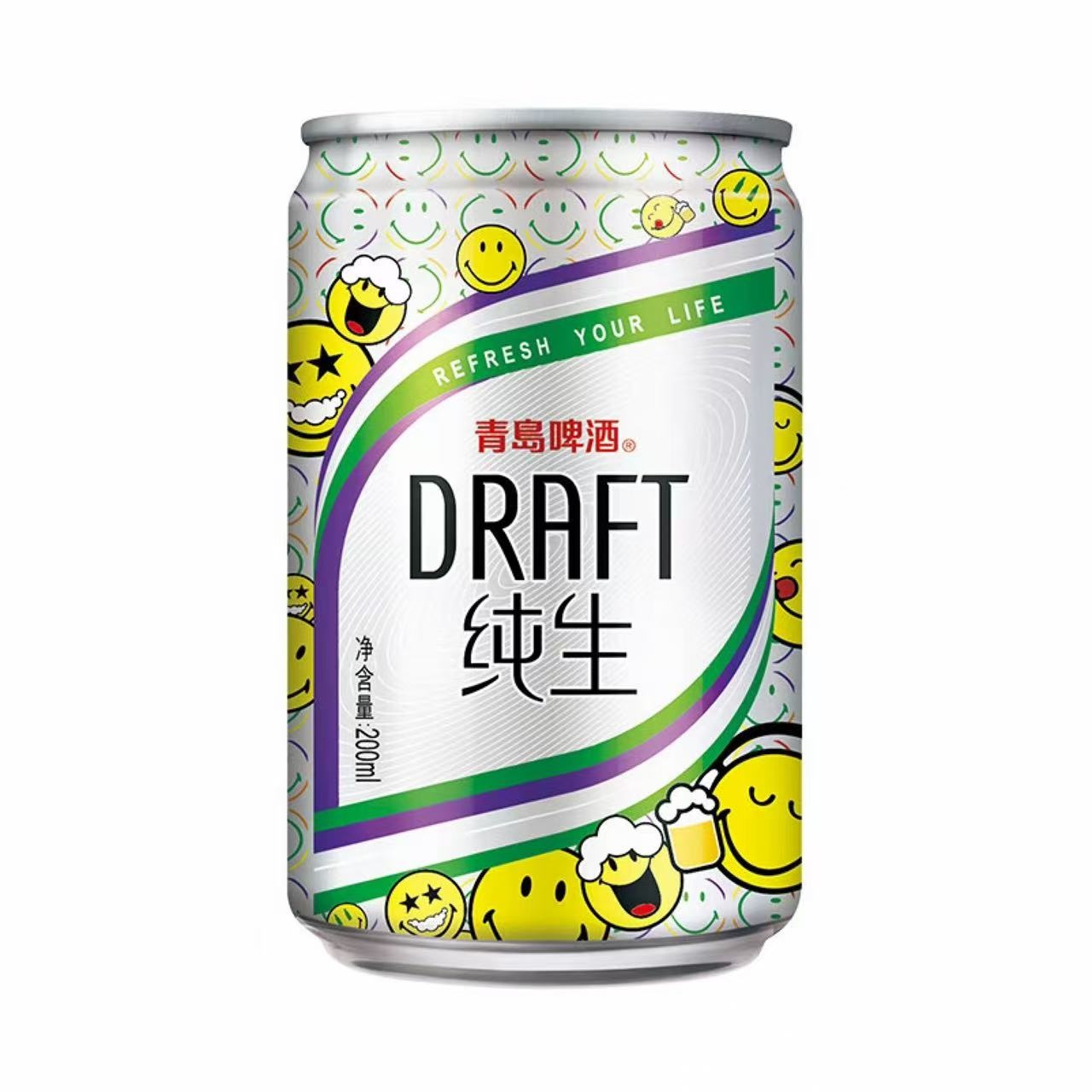 青岛 纯生美式淡色拉格啤酒 10.0°P 200ml