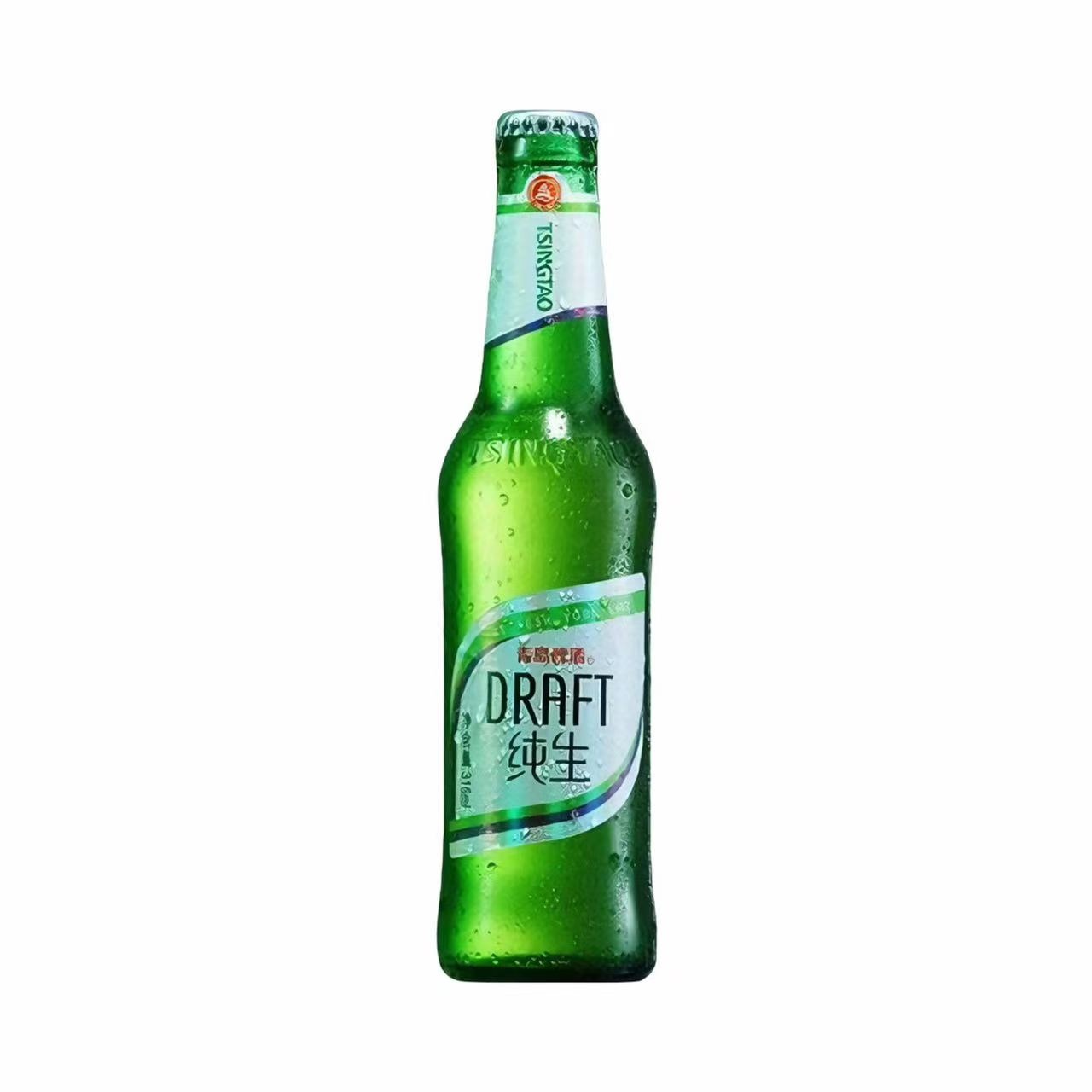 青岛 纯生美式淡色拉格啤酒 8.0°P 316ml