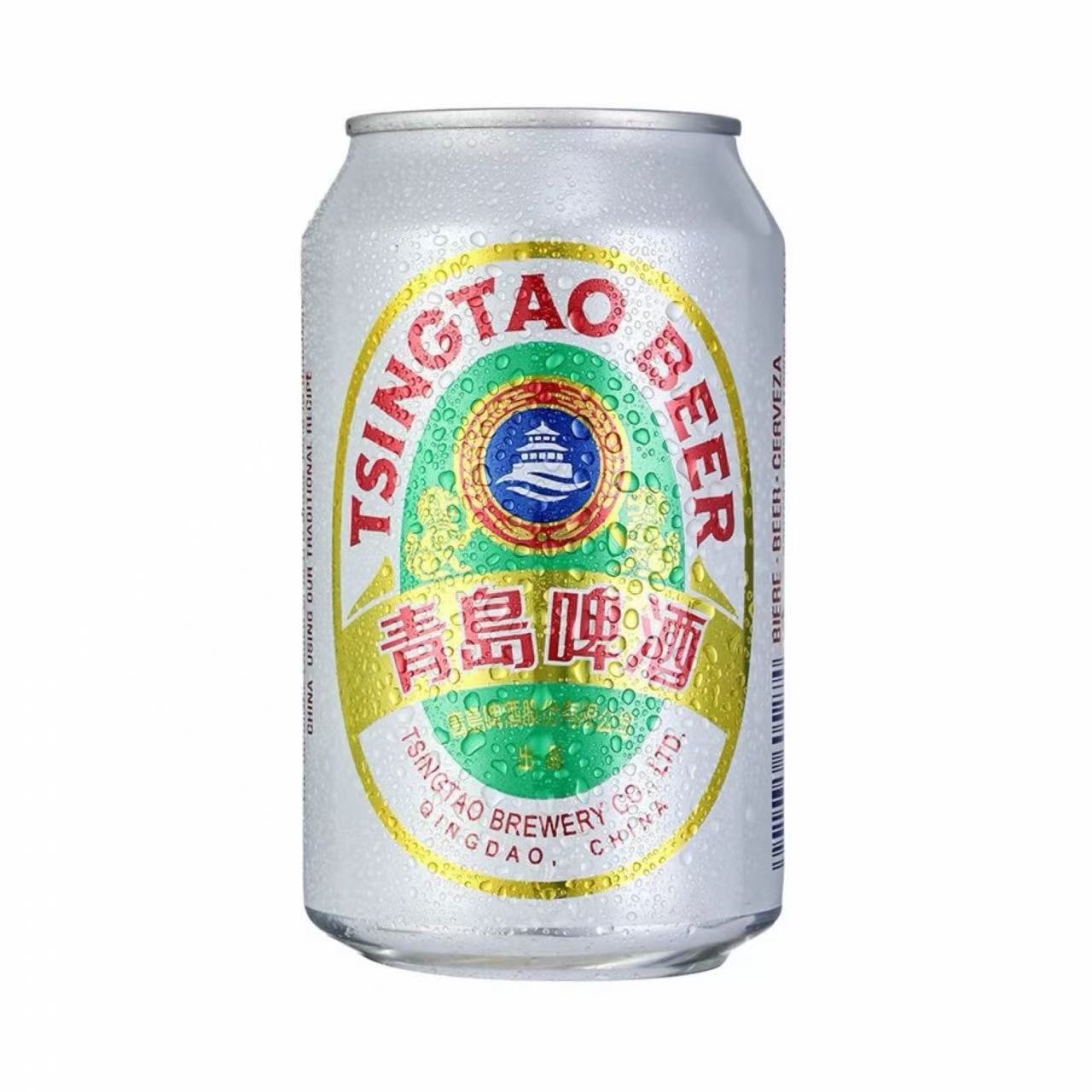 青岛 老青岛 小白罐啤酒 10.0°P 330ml