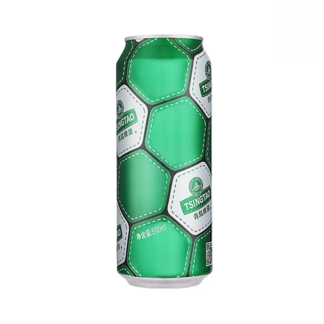 青岛 足球罐淡色拉格啤酒 10.0°P 500ml